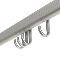 juego de rieles para cortina de ducha easy-roll de aluminio sealskin