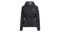 chaqueta cortaviento adidas performance ultimate run mujer negro