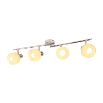 Sexton - foco de techo de metal, color blanco, 70 cm, e14, máx. 25 w