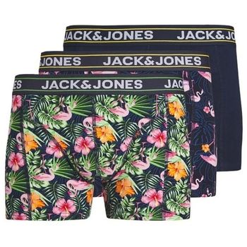 Jack & Jones Boxer 12255833 JACPINK FLAMINGO TRUNKS 3 PACK SN NAVY BLAZER para hombre