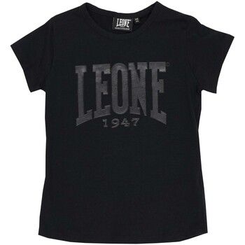Leone 1947 Camiseta Girl Short Sleeves Black Girl para niña
