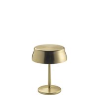 lampara de mesa led mini wi-fi dorada zafferano