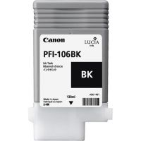 cartucho de tinta canon pfi-106 bk negro foto 1 pieza