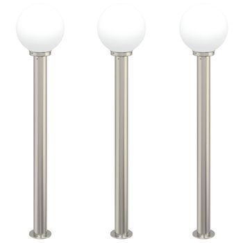 Balizas De Iluminación, 3 Unidades, 120 Cm, Acero Inoxidable, Ip44 Vidaxl