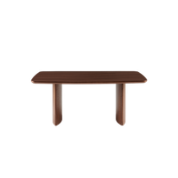mesa de comedor rectangular erin madera oscura