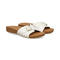 fitflop sandalias planas mujer - blanco talla 40