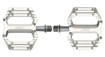 Par de pedales planos ht components ar09sx plateados