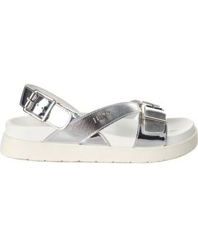 de LIU JO SANDALIAS DE PLATAFORMA 4A4727EX257 PARA MUJER BLANCO PLATEADO