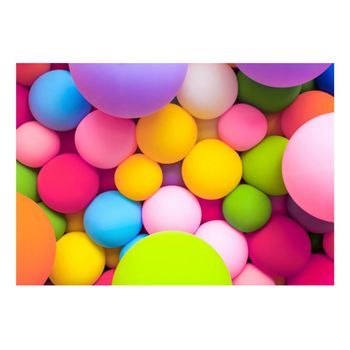 Papel Pintado 3d - Colourful Balls (150x105 Cm)
