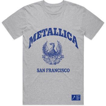 Metallica Camiseta manga larga College para mujer