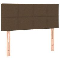 cabecero accesorio para dormir mueble de dormitorio 90 x 5 x 7888 cm tela marron oscuro tdl0203123