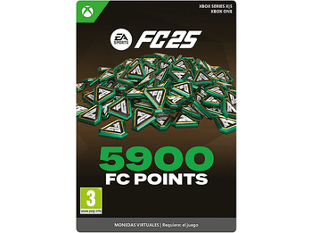 Xbox Series X S & One EA SPORTS FC™ 25 - 5900 FC Points (Código de descarga) (*Juego base se vende por separado)