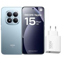 xiaomi redmi note 15 pro plus 5g 8gb 256gb 683 azul glaciar incluye cargador 100w