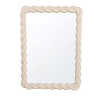 espejo rectangular beige 70x100 cm