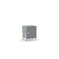 mesita de noche emma con puerta para dormitorio moderno