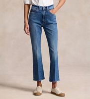 polo ralph lauren para mujer 211890140001 jeans de campana recortados azul 2932 casual algodon denim