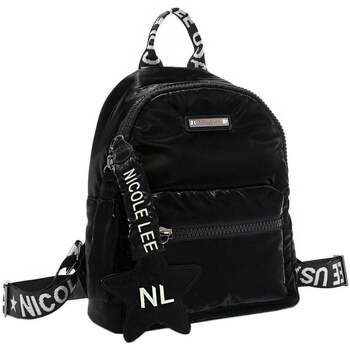 Nicole Lee Bolso MOCHILA DE MODA CON ESTRELLA ACOLCHADA (NEGRO) para mujer