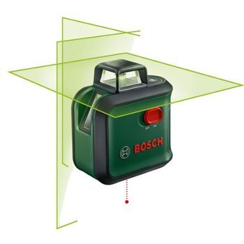 Bosch Nivel Láser De Líneas Cruzadas Advancedlevel 360 (3 Líneas De Láser, Incl. 360° Para La Alineación Por Toda La Estancia, En Caja De Cartón)