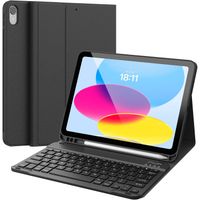 funda con teclado para ipad 11 a16 2025ipad 10 a generacion 2022 de 109 pulgadas teclado espanol con n funda para teclado tipo folio con soporte desmontable y portalapices