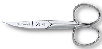3 Claveles Tijera Piel Curva 9 cm