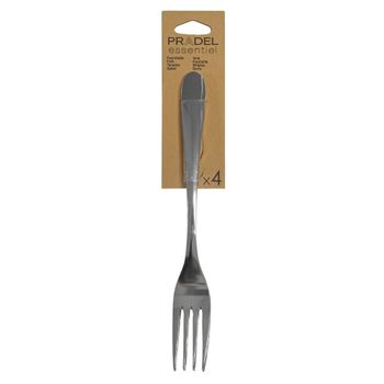 Set 4 tenedores mesa acero inoxidable