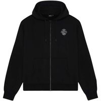 dolly noire polar logo brew label zip hoodie para hombre