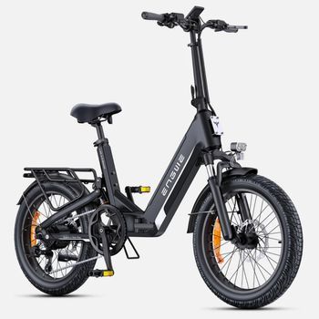 Bicicleta Eléctrica L20 3.0 Boost - Motor 250w Batería 48v13.5ah Neumáticos De 20 Pulgadas Frenos De Disco Hidráulicos Certificación Tuv - Negro