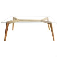 mesa rectangular cristalcmp iberica