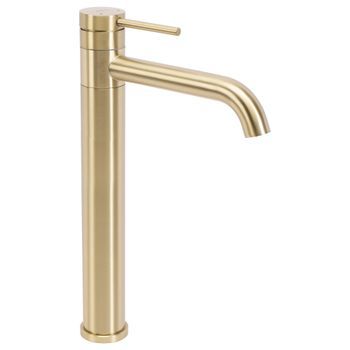 Grifo De Lavabo Rea Lungis High Brush Gold