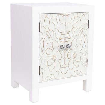 Mesita De Madera De 2 Puertas 42x32x55
