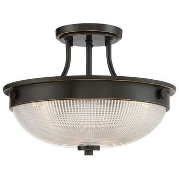 Semiplafón de techo mantle (2 luces)