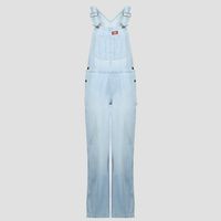 dickies mono dickies classic denim bib para mujer