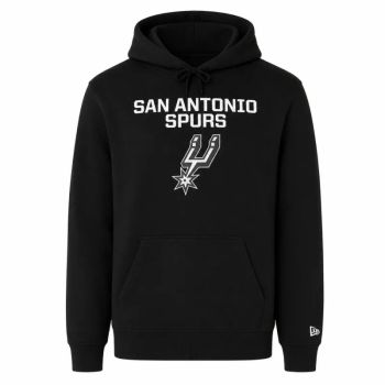 Sudadera San Antonio Spurs Team Logo New Era Regular Hoody negra