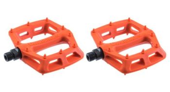 Par de pedales planos dmr v6 naranja