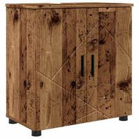 gabinete de bano madera vieja 61 x 35 x 64 cm vidaxl
