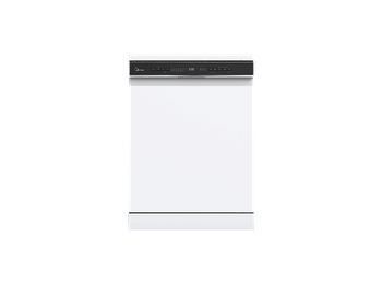 Lavavajillas - Midea MDWEF1433DW-WA, 14 Servicios, 6+3 Programas, 59.8 cm Ancho, WiFi, Auto Door Open, BLDC Motor, Blanco
