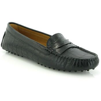 Atlanta Mocassin Mocasines Drivers Michèle en piel efecto cocodrilo para mujer