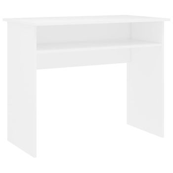 Mesa De Escritorio | | Escritorio De Despacho | Escritorio De Madera Contrachapada Blanco 90x50x74 Cm