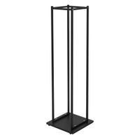 estanteria para lena de interior lenero organizador metalico negro