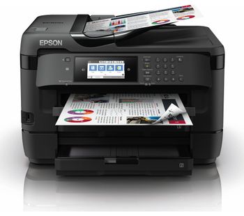 EPSON WorkForce WF-7720DTWF All-in-One Wireless A3 Inkjet Printer with Fax, Cyan