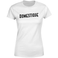 domestique womens t-shirt - white - xs - white