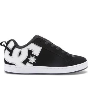 de DC SHOES DC SHOES ZAPATILLAS COURT GRAFFIK SHOE BLACK WHITE STENCIL