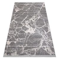 alfombra moderna rebec franjas 51186b marmol - dos niveles de vellon 280x370 cm