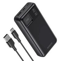 kuulaa rt-20 pd225w power bank de 20000mah con pantalla led de energia bateria externa con 1 entrada y 2 salidas carg