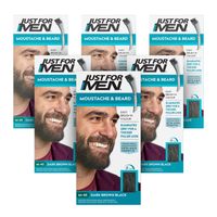 just for men brush-in dark brown-black 6 pack