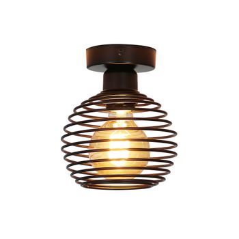Rand - plafón led de metal, color negro, 16 cm