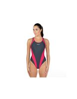 banador aquarapid costume mujer gris titanio