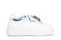 zapatillas deportivas con inserciones laminadas y accesorios joya extraibles whiteturquoise 37