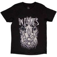 in flames tops y camisetas buried in time para mujer