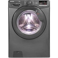 hoover link dhl 1682d3r nfc 8 kg 1600 spin washing machine - graphite graphite